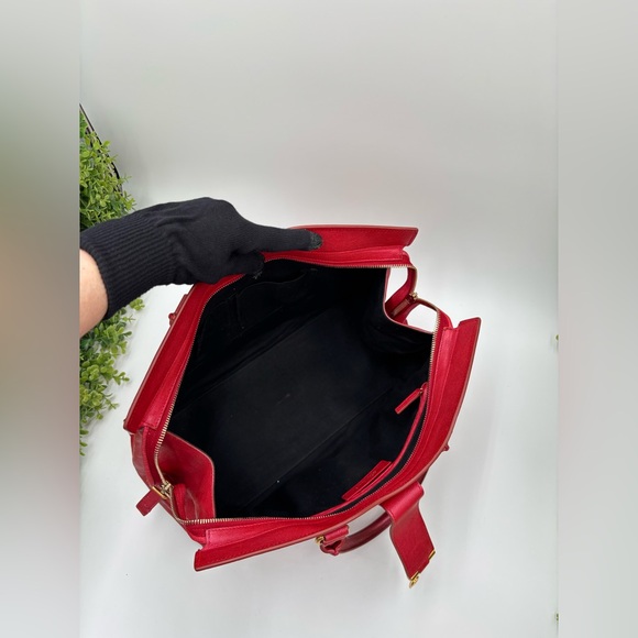 ❤️ Yves Saint Laurent (YSL) Medium Cabas ChYc Tote Bag A210E9ME9 - Picture 12 of 16